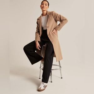 Abercrombie Dad Coat - Camel Brown